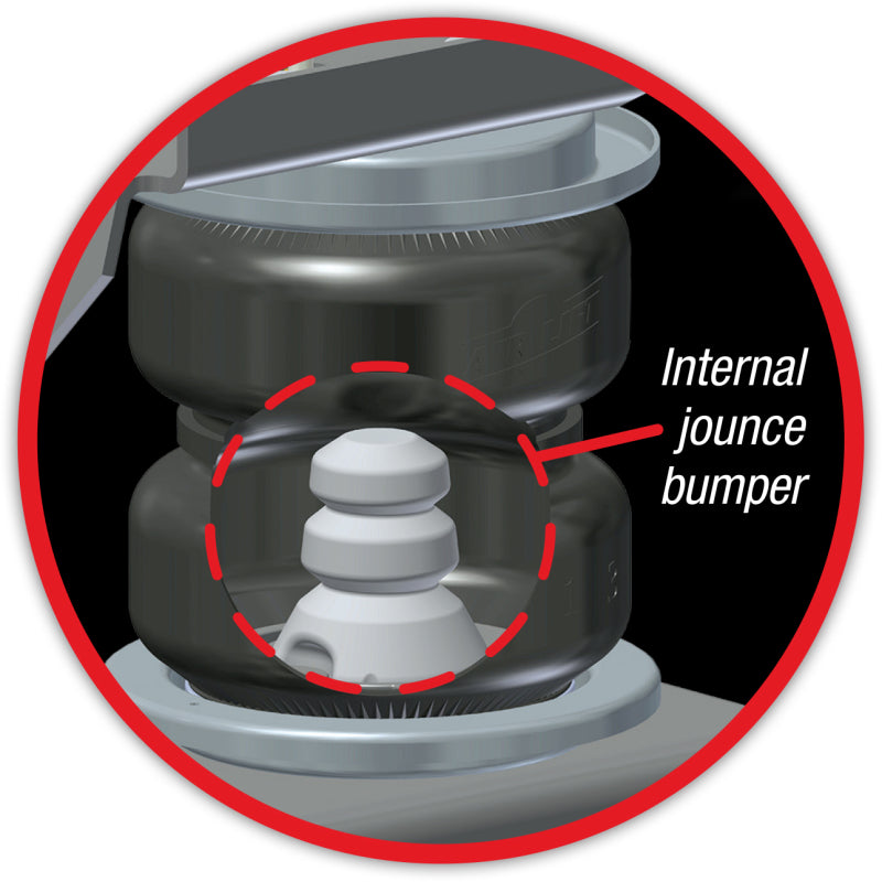 Air Lift Replacement Air Spring-Loadlifter 5000 Ultimate Bellows Type w/ internal Jounce Bumper-LTW Motorsports