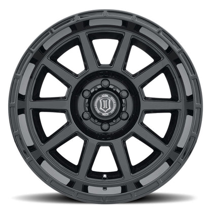 ICON Recoil 20x10 6x5.5 -24mm Offset 4.5in BS Gloss Black Wheel-LTW Motorsports