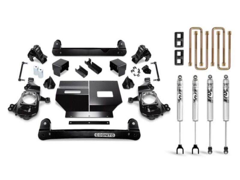 Cognito 20-24 Chevy/GMC Silverado/Sierra 2500/3500 HD 2WD/4WD 4in Std Lift Kit w/ Fox PS 2.0 IFP-LTW Motorsports