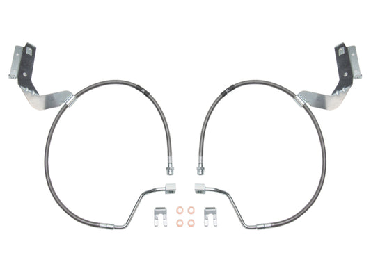 ICON 2017+ Ford F-250/F-350 Front 4.5 & 7in Extended SS Brake Line Kit-LTW Motorsports