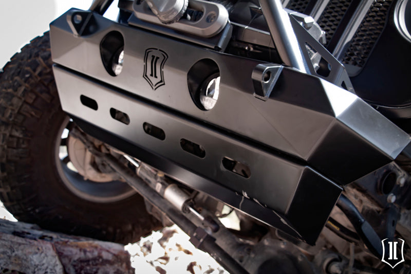 ICON 2018+ Jeep Wrangler JL / 2020+ JT  Front Pro-Series Bumper Skid-LTW Motorsports