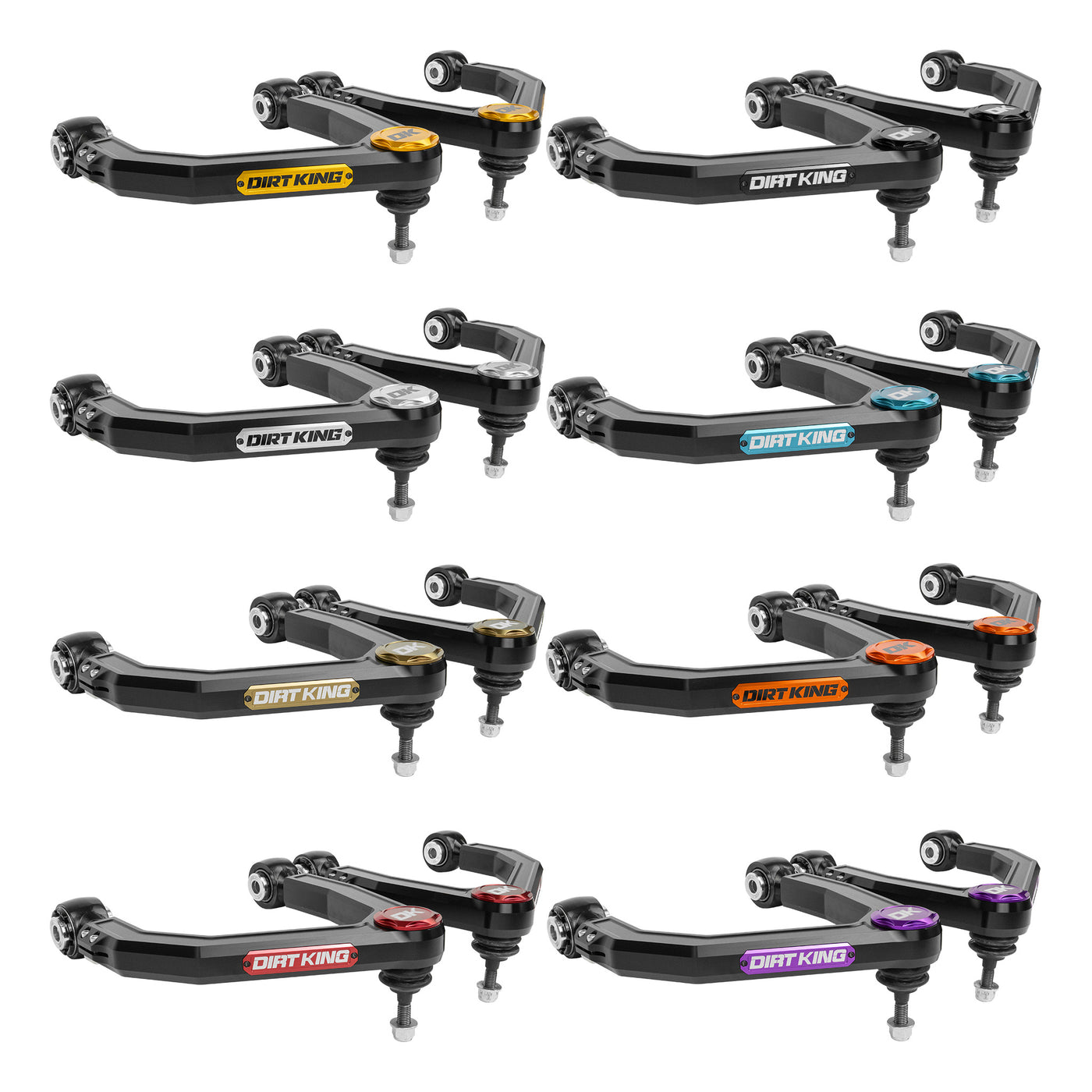 Dirt King Billet Upper Control Arms 2007-2021 Toyota Tundra