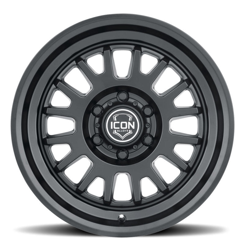 ICON Anza 17x8.5 5x5 -6mm Offset 4.5in BS 71.5mm Hub Bore Satin Black Wheel-LTW Motorsports