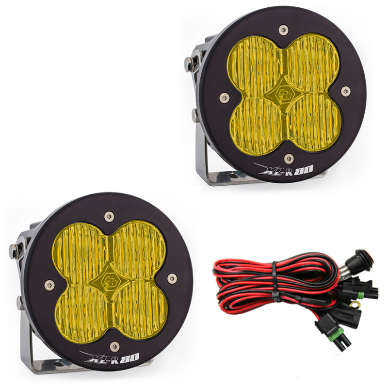 Baja Designs XL R 80 Series Wide Cornering Pattern LED Light Pods - Amber-LTW Motorsports