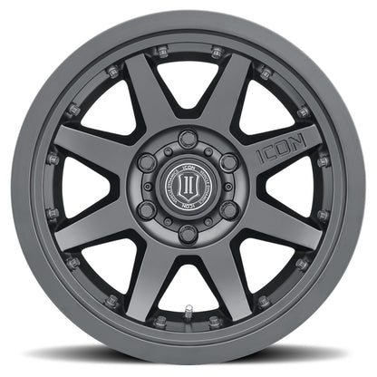 ICON Rebound Pro 17x8.5 5x4.5 0mm Offset 4.75in BS 71.5mm Bore Satin Black Wheel-LTW Motorsports