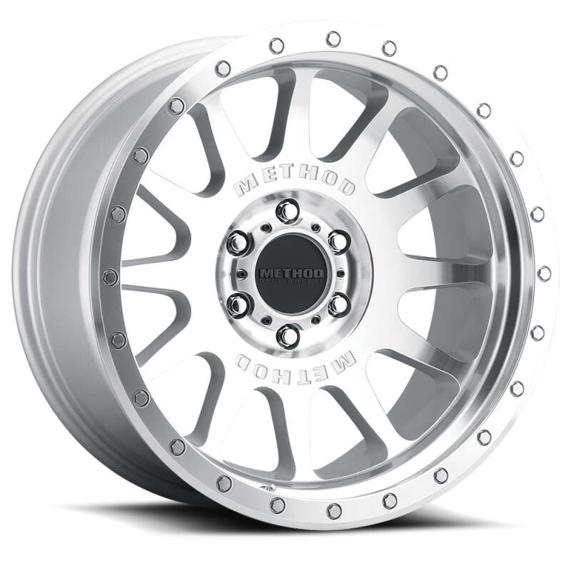 Wheels - Cast - Method MR605 NV 20x10 -24mm Offset 8x6.5 121.3mm CB Machined/Clear Coat Wheel