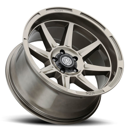 ICON Bandit 20x10 6x5.5 -24mm Offset 4.5in BS Gloss Bronze Wheel-LTW Motorsports