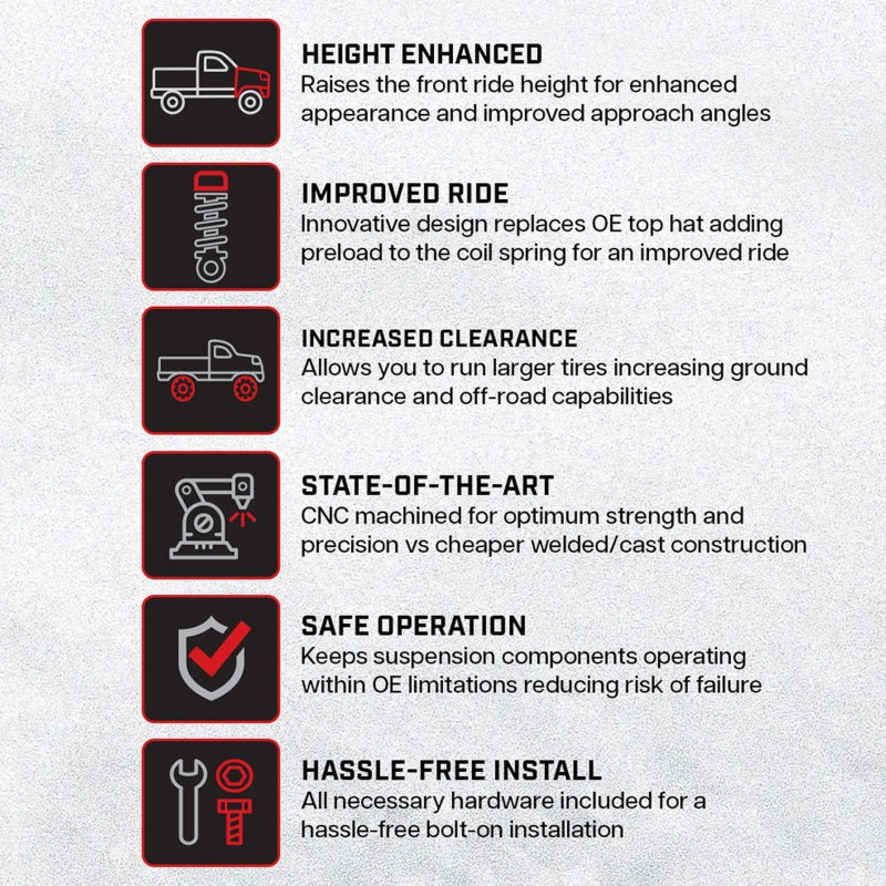 Camburg 07-21 Toyota Tundra 2wd /4wd Dominator Preload Spacer Kit-LTW Motorsports