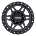 Method MR312 18x9 +18mm Offset 8x6.5 130.81mm CB Matte Black Wheel