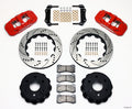 Wilwood AERO4 RearTruck Kit 14.25in Drill Red 1999-2010 GM 1500-SUV 1 Piston OE Caliper