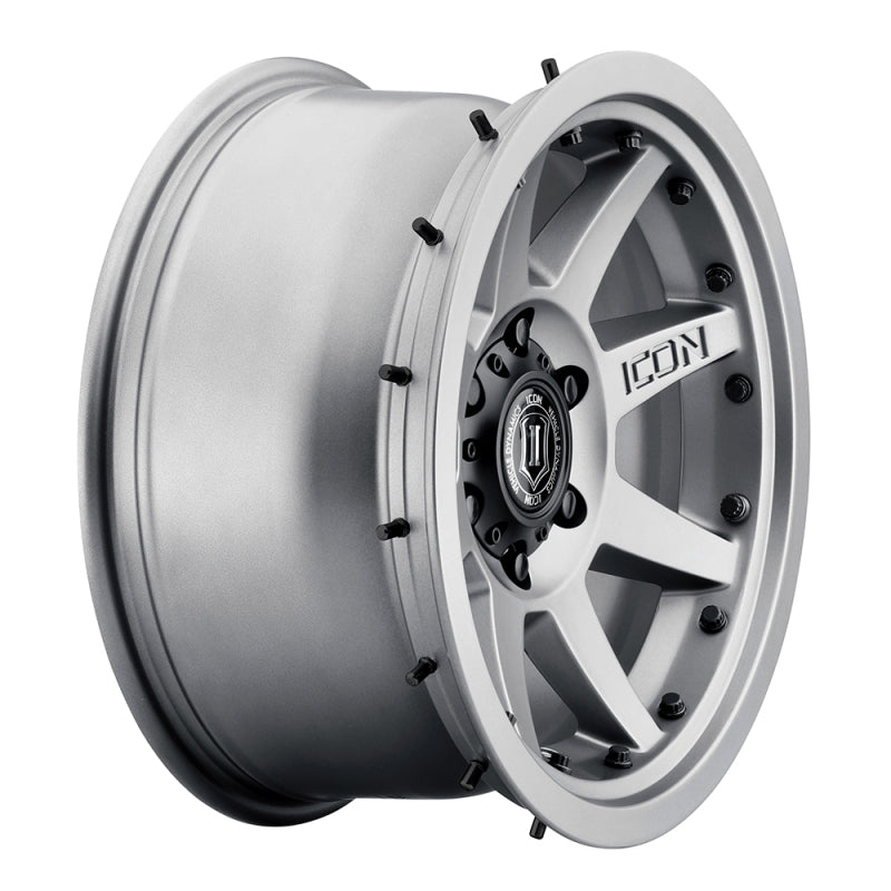 ICON Rebound Pro 17x8.5 6x135 6mm Offset 5in BS 87.1mm Bore Titanium Wheel-LTW Motorsports