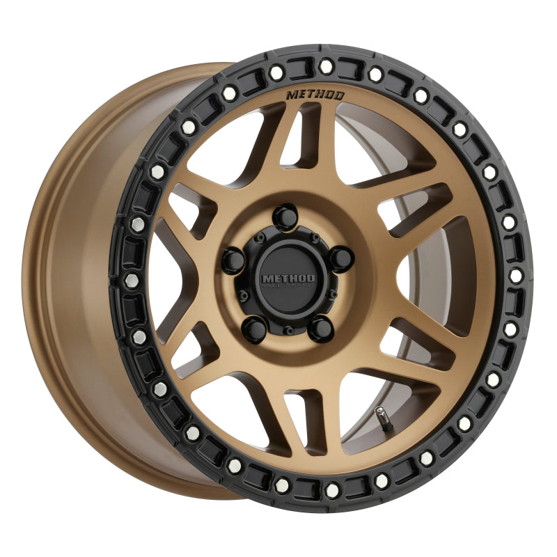 Aluminum Wheels 17x8.5 MR312 Method Bronze BRZ Matte Black Lip Method