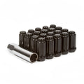 Method Lug Kit - Extended Thread Spline - M12X1.5 - 6 Lug Kit - Black - 24 Nuts