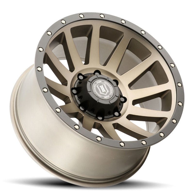 ICON Compression 20x10 8x6.5 -19mm Offset 4.75in BS 121.4mm Bore Bronze Wheel-LTW Motorsports