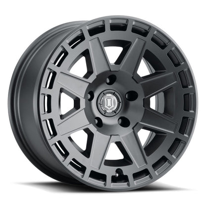 ICON Compass 17x8.5 6x135 6mm Offset 5in BS Satin Black Wheel-LTW Motorsports