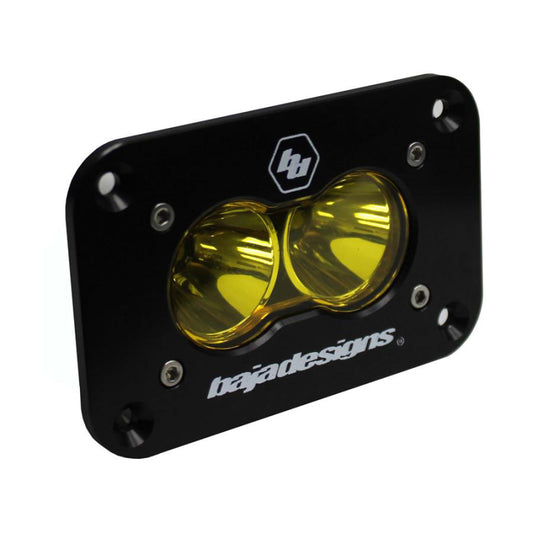 Baja Designs S2 Sport Flush Mount Work/Scene Pattern LED Work Light - Amber-LTW Motorsports