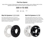 Eibach 2023 Chevrolet Colorado ZR2/Trailboss PCD 6x139.7 / Hub 78.1 / 38.1mm Spacer - Pair