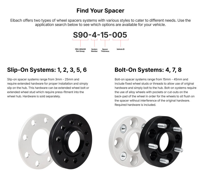 Eibach 2023 Chevrolet Colorado ZR2/Trailboss PCD 6x139.7 / Hub 78.1 / 38.1mm Spacer - Pair