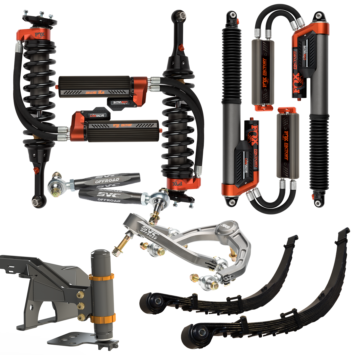 2019-2020 Gen 2 Ford Raptor Performance Pack #2 - FOX Racing Shox Live Wire - SVC Offroad