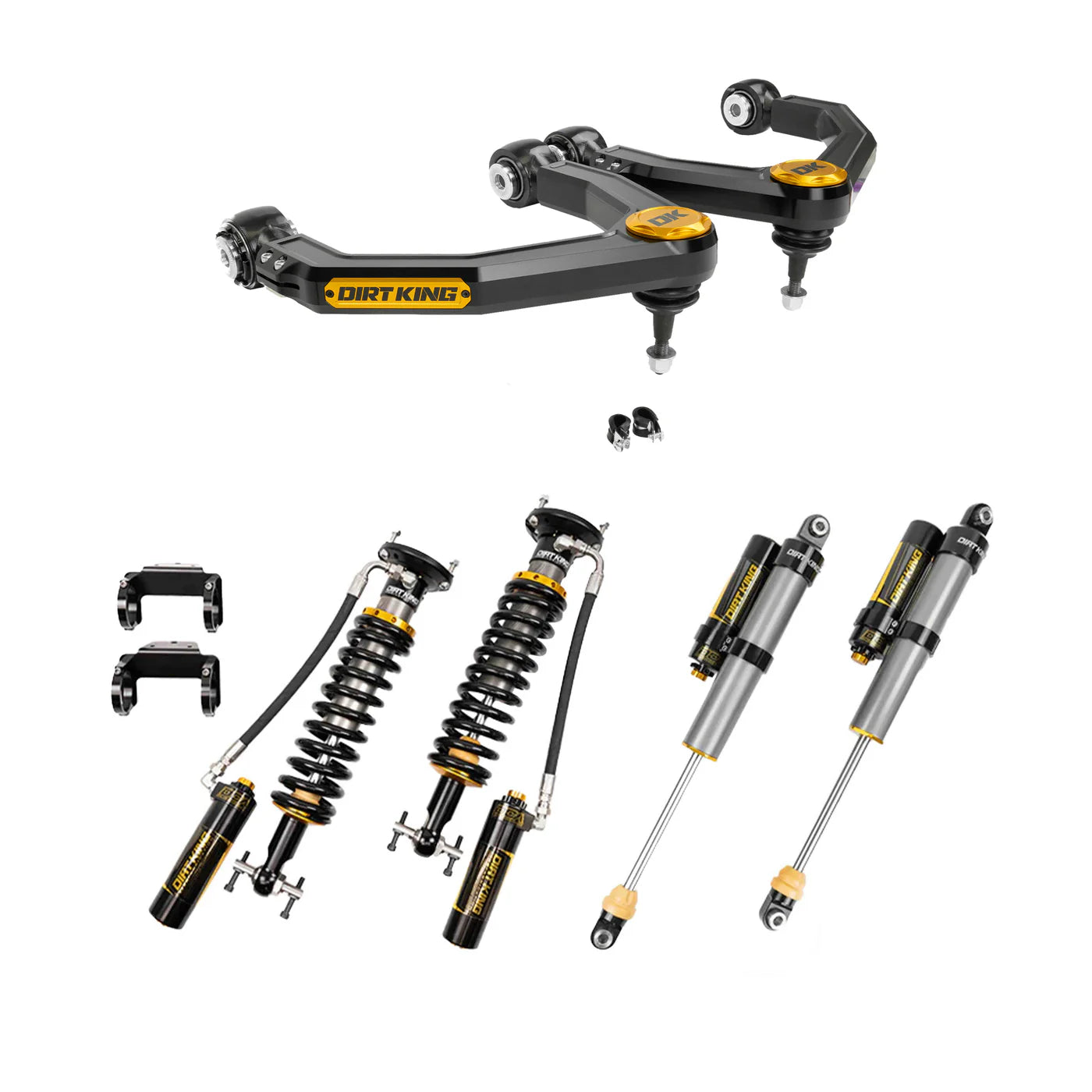 19-26 GM 1500 Dirt King Stage 3 Mid Travel Kit with Dirt King 2.5 DCA Shocks