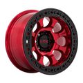 RIOT BL 17X8.5 6X135 RD-BLK-RG +0