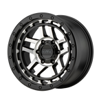 KM540 17X8.5 6X5.5 S-BLK MACH 18MM