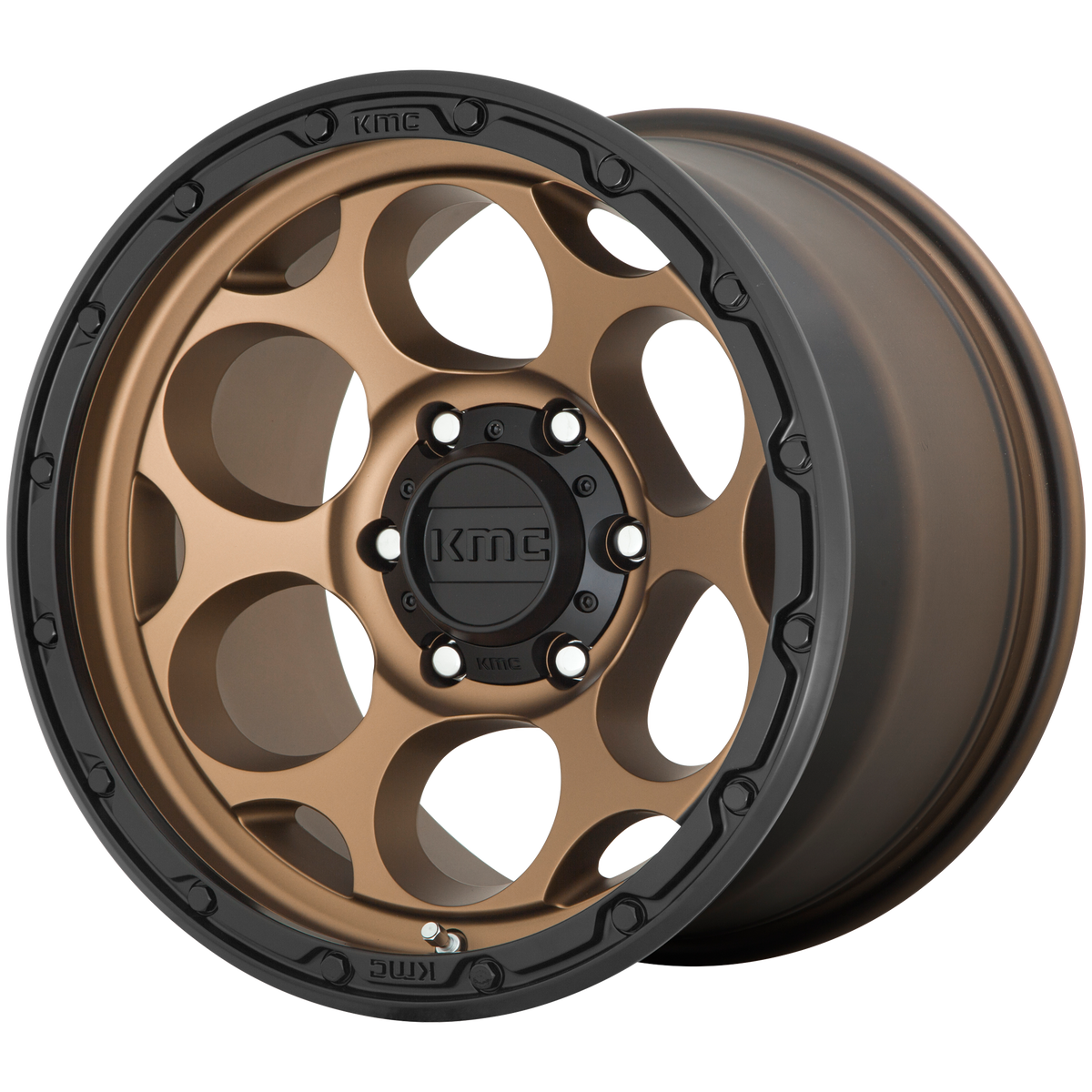 KM541 17X8.5 5X5.0 M-BRZ BLK LP 00MM