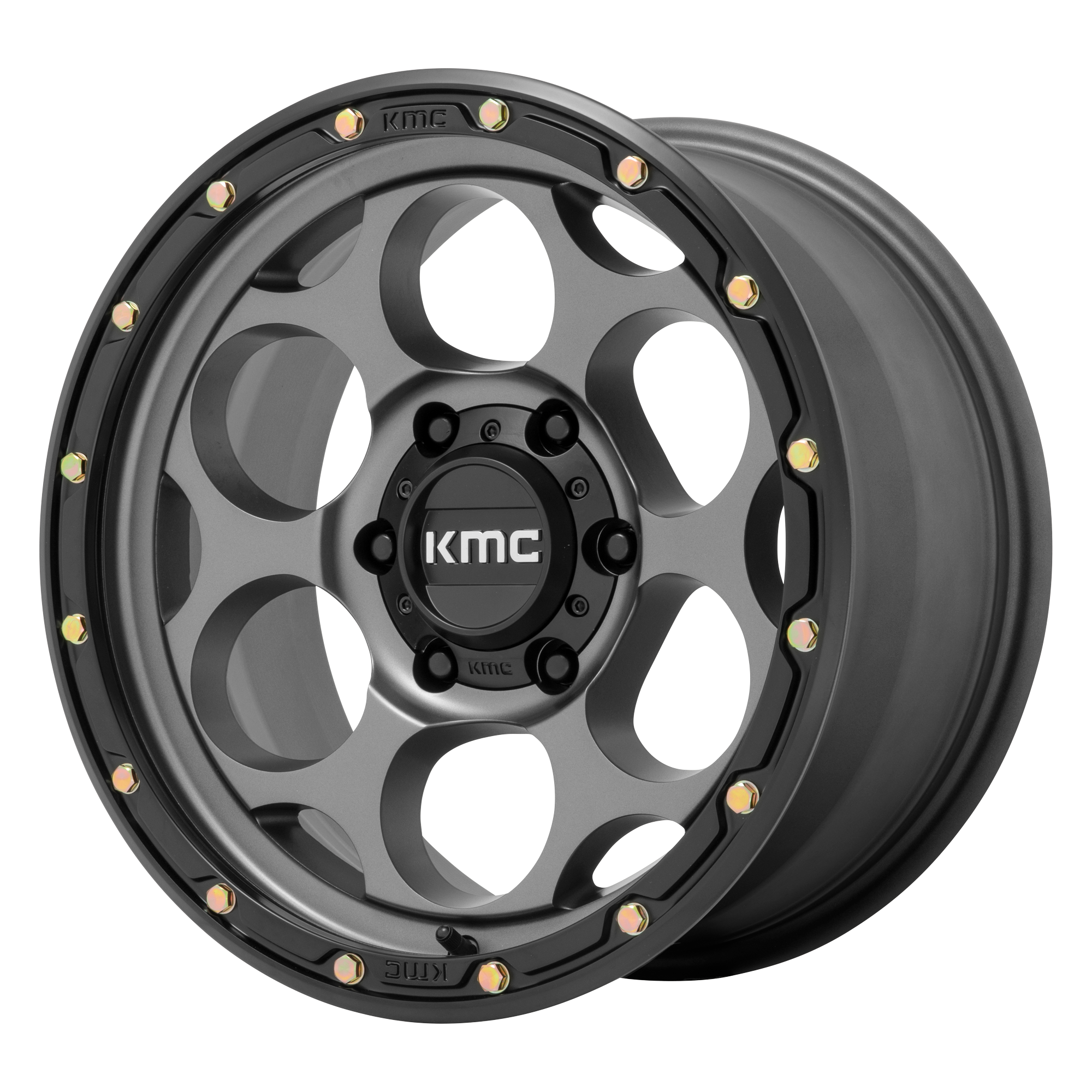 KM541 17X8.5 5X5.0 S-GRY BLK-LP 18MM