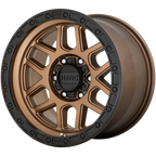 KM544 18X9 8X6.5 M-BRZ BLK LP 18MM
