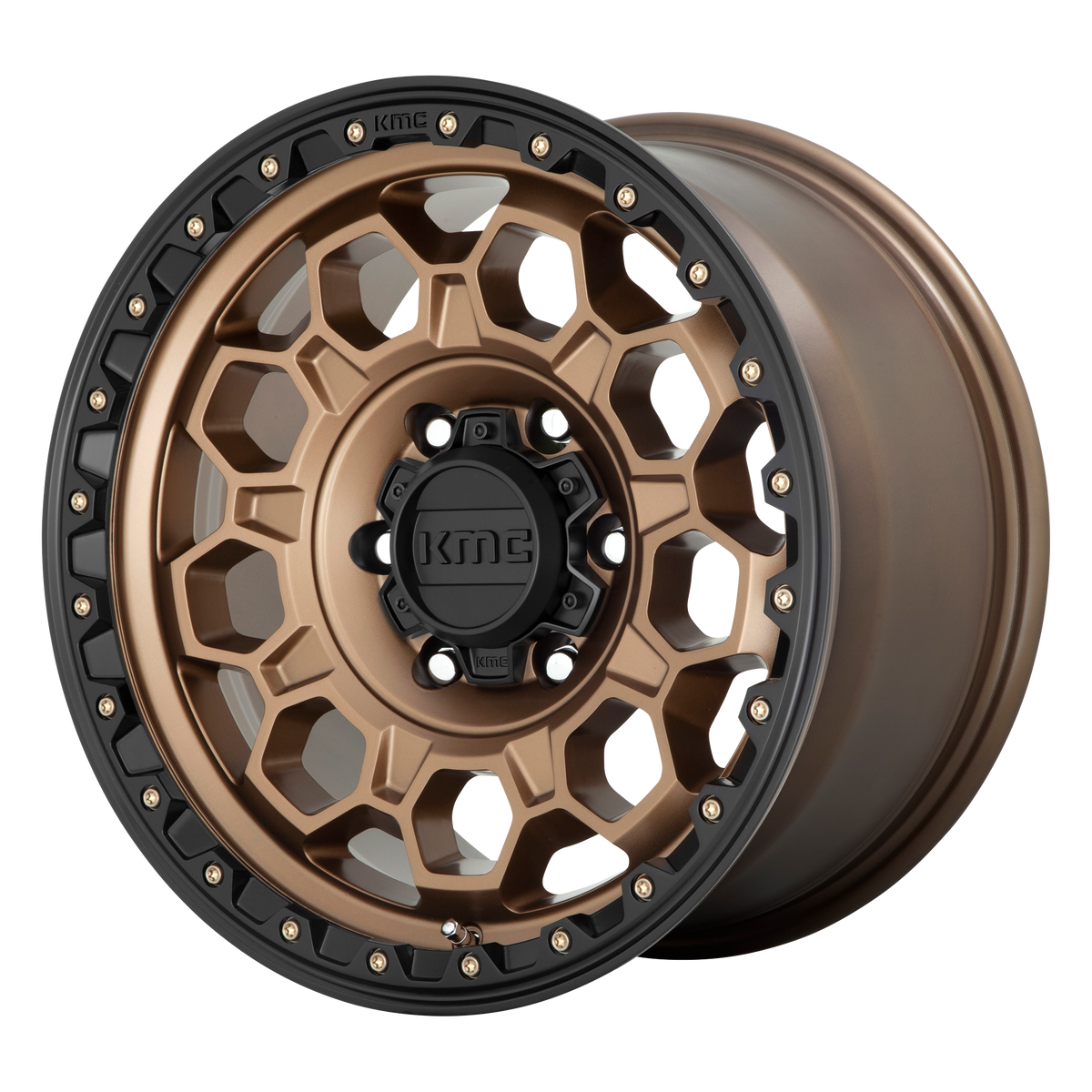 KM545 17X8 6X5.5 M-BRZ BLK LP 20MM