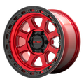 KM548 17X9 5X5.0 C-RED BLK-LP -12MM