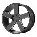 KM690 22X9 6X5.5 SG-BLK MILL 30MM