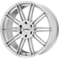 KM707 20X9 5X120 BRUSHED SLV 30MM