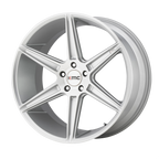 KM711 20X10.5 5X4.5 BRUSHED SLV 35MM