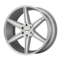 KM712 20X9 6X4.5 BRUSHED SLV 30MM