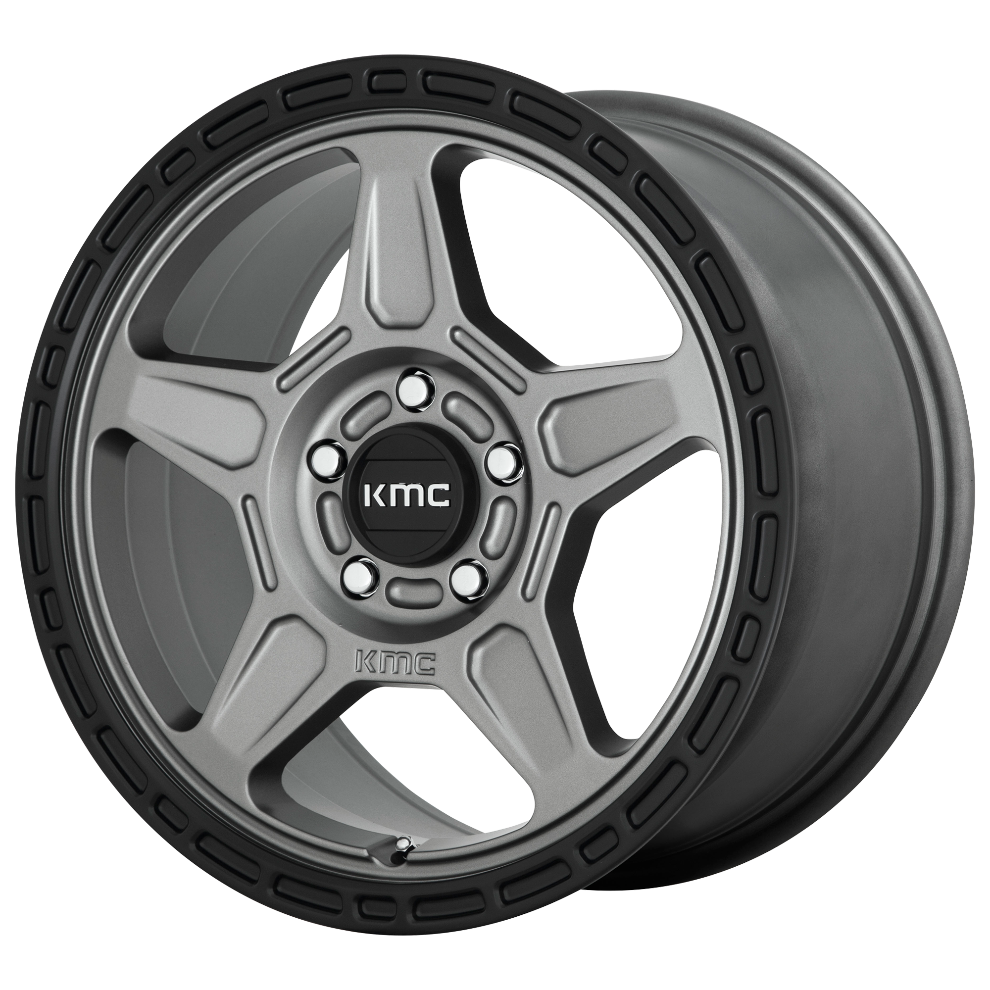 KM721 16X7 5X4.5 S-GRAY BLK LP 15MM