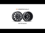Aluminum Wheels 16x5.5 MR901 Dually  Matte Black Method