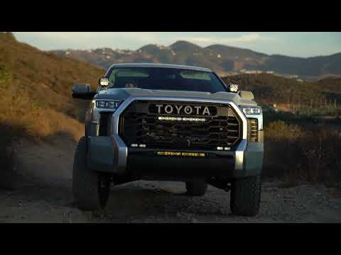 2022 Toyota Tundra 20 Inch S8 Behind Bumper Kit Amber Baja Designs
