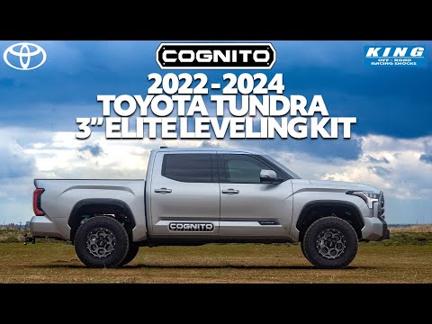 3-Inch Elite Leveling Lift Kit with King 2.5 Reservoir Shocks for 2022-2024 Toyota Tundra 2WD/4WD w/ Rear Coil Springs Cognito