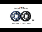 Aluminum Wheels 15x6 MR407 Bead Grip UTV Bahia Blue BL Method