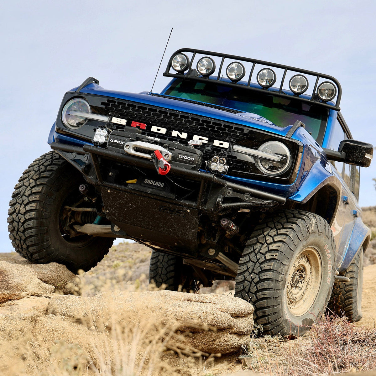 2021+ Ford Bronco/ Bronco Raptor SVC Offroad Baja Winch Front Bumper
