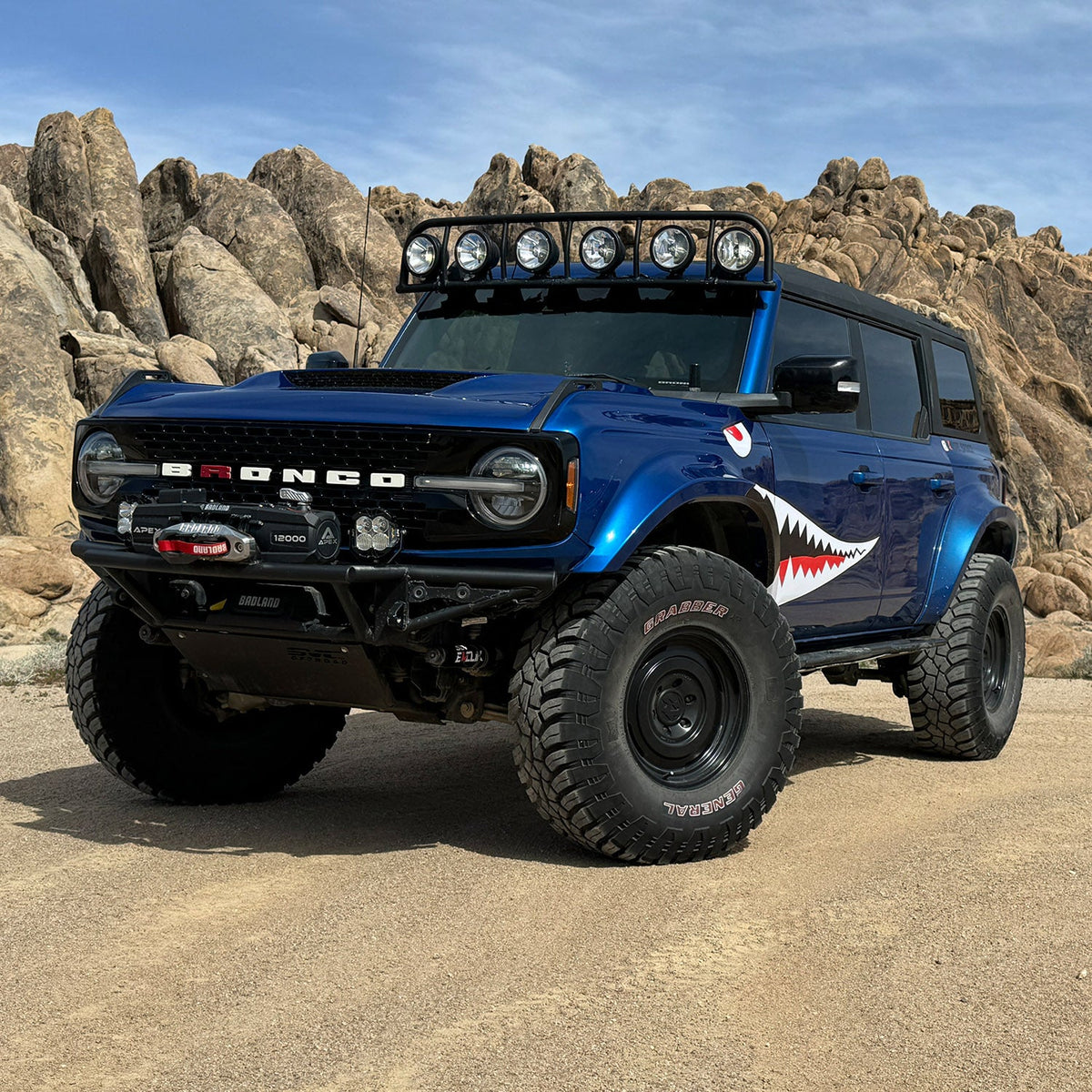 2021+ Ford Bronco/ Bronco Raptor SVC Offroad Baja Winch Front Bumper