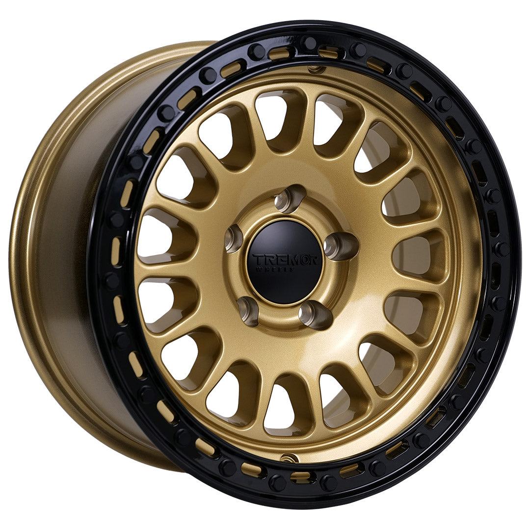 104 Aftershock-Gloss Gold w/ Gloss Black lip-LTW Motorsports