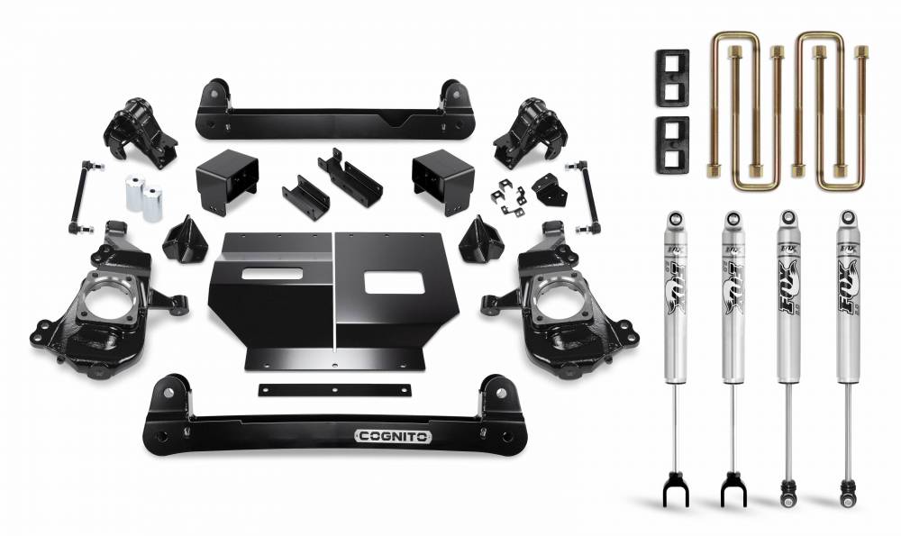 Cognito 4-Inch Standard Lift Kit with Fox PS 2.0 IFP for 20-24 Silverado/Sierra 2500/3500 2WD/4WD