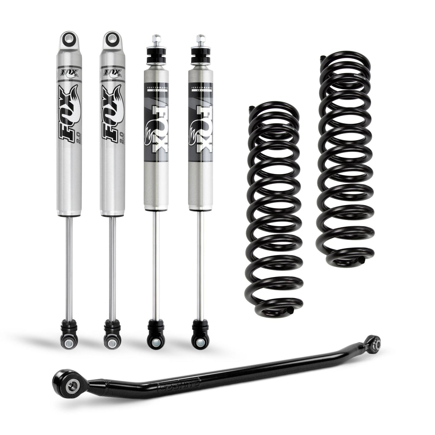 Cognito 3-Inch Performance Leveling Kit With Fox PS 2.0 IFP Shocks For 13-22 Dodge RAM 3500 4WD