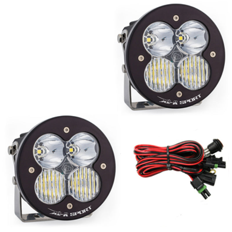 Baja Designs XL R Sport Series Driving Combo Pattern Pair LED Light Pods - Clear