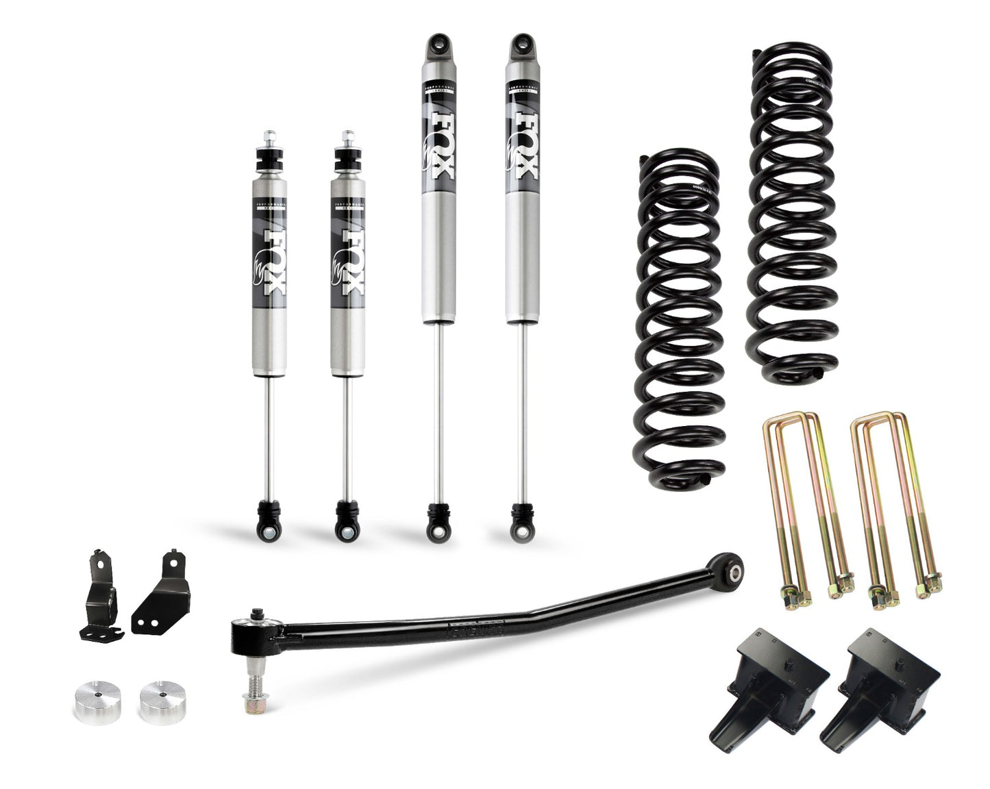 Cognito 3-Inch Performance Lift Kit With Fox PS 2.0 IFP Shocks For 20-22 Ford F250/F350 4WD Trucks