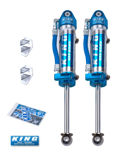 King Shocks 96-04 Toyota Tacoma (6 Lug) Rear 2.5 Dia Piggy Hose Reservoir Shock (Pair)-LTW Motorsports